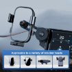 Retractable Adjustable Car Phone Bracket with Rotating Extension Rod - 6