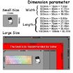 Abstract Mouse Pad for Gamers - 300x600mm Office Desk Mat - 3
