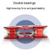 XINDA TP-Q9720 Jungle Crossing Heart Shape Double Axle Pulley - 4