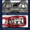 XINDA XD-Q9676 Double Axle Pulley, Outdoor Rope Transport (Red) - 5