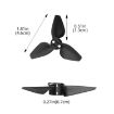 DJI Neo BRDRC Drone Propeller Wing Protection, 2 Pairs (Black) - 3