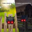 N911V Solar Flash Animal Repeller Outdoor Warning Light - 6