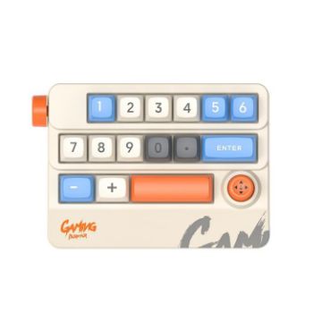 MKESPN RGB Hot Swap Mechanical Gaming Keyboard with Macro (Khaki) - 1