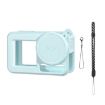 DJI Osmo Action 3/4/5 Flymile Blue Silicone Lens Cover Case - 1