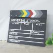 Colorful Large Black Wooden Director Board for Shooting Videos - 1
