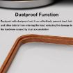 Walnut Wooden Desktop Base for MAC Mini M4 Heat Dissipation - 5