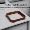 Walnut Wooden Desktop Base for MAC Mini M4 Heat Dissipation - 6