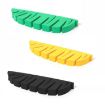 Leaf Shape Wall-mounted Makeup Brush & Toothbrush Rack (Black) - 3