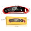 Foldable Black LCD Screen Food Thermometer with Digital Display - 3