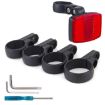 Reflective Taillight Bracket for AirTag, Anti-Theft Bike Accessory - 1
