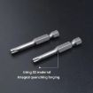WEILIGU 5pcs T9 Magnetic S2 Plum Blossom Drill Bits 75mm - 6