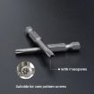 WEILIGU 5pcs 75mm T40 S2 Magnetic Pneumatic Drill Bit Set - 4