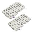 Rag Mop Pads for Shark S3501/S3901/S3550/S3601 (2pcs/Pack, White) - 1