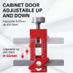 RUITOOL Adjustable Rebounder Cabinet Door Mounting Jig, No Drill - 5