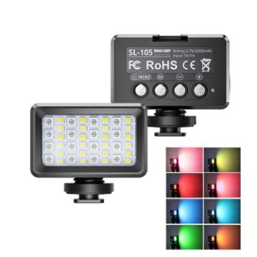 SL-105RGB 40 LEDs Waterproof Fill Light for Sports Cameras - 1