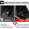 Car Modification Aluminum Tire Valve Caps, Red Strip Grid (2 Sets) - 4