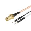 SMA Female to Dual DuPont Male RG316 Extension Cable (1m) - 1