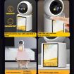 Smart WiFi Panoramic Camera with 2.8" Screen & Voice Wake-Up - 5