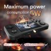 O30S 3.5" IPS Open Source Handheld Game Console, 128G Linux (Black) - 6