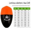 Electronic Luminous Float, Size 3, Orange, ABS Anti-Fall, Night Fishing - 3