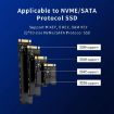 Blueendless M.2 NVMe/SATA Hard Disk Box HUB with 4K60Hz and USB 10G - 4