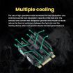 FinalCool M.2 2230 SSD Heat Sink Aluminum Radiator (Black) - 4