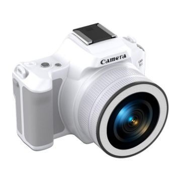 2K Ultra HD Mini Digital Camera, 48MP, Portable, White - 1