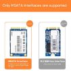 JEYI Aluminum mSATA to USB 3.1 Type-C 6Gbps SSD Enclosure - 3