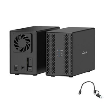 Blueendless DB3502F USB3.0/Type-C Dual-Bay Hard Disk Box (AU Plug) - 1