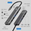 Blueendless 7-in-1 Type-C Dock: HDMI, PD, USB, SD & TF Slots - 3
