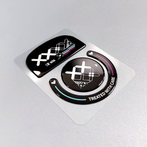 Logitech GPW Glass Mouse Feet Stickers Anti-Slip Skates Black - 1