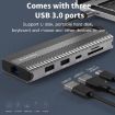 10-in-1 Blueendless Dual HDMI 8K+4K Type-C Network Docking Station - 3