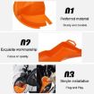 3pcs Harley Motorcycle Oil Diverter & Funnel Set (Orange) - 5