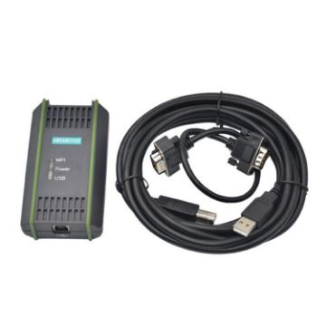 AMSAMOTION USB-MPI Cable for Siemens S7-200/300/400 PLC, 4.5m - 1