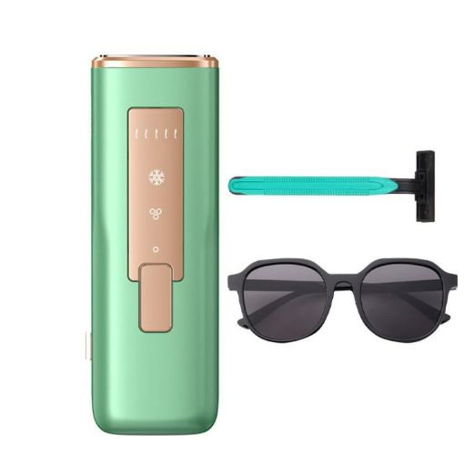 Sapphire Ice Sense Painless Laser Hair Remover, Crystal Green FY-507AL - 1