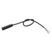 2.5mm Female Mono 2Pin AUX Speaker Audio Power Cable 25cm - 1