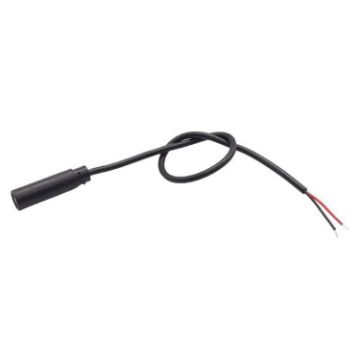 2.5mm Female Mono 2Pin AUX Speaker Audio Power Cable 25cm - 1