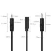 2.5mm Female Mono 2Pin AUX Speaker Audio Power Cable 25cm - 3