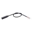 3.5mm Female Mono 2Pin AUX Cable, 25cm Audio Power Cord - 1
