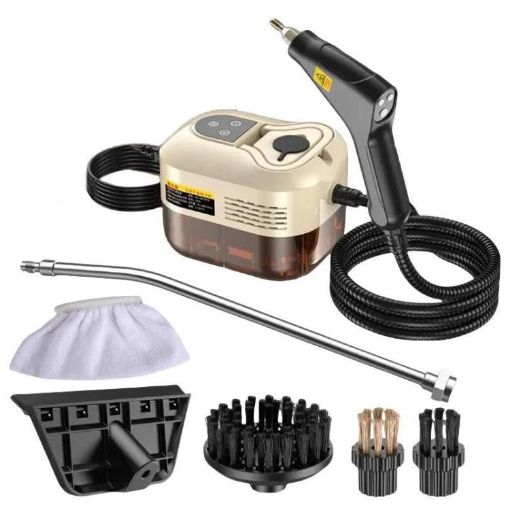 YAERDUN 1500W Steam Cleaner, Digital Kitchen Hood Bathroom, EU Plug - 1