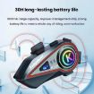 Kuqibao K23S Motorcycle Helmet Bluetooth Earphones with Intercom - 3