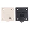 White Self-Resetting Cabinet Door Light Switch for Wardrobe - 4