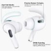 AhaStyle PT189 Silicone Ear Hooks for AirPods Pro 2 (Black Small) - 3