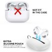 AhaStyle PT189 Silicone Ear Hooks for AirPods Pro 2 (Black Small) - 4
