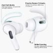 AhaStyle PT189 Ear Caps & Hooks for AirPods Pro 2 (White Large) - 3