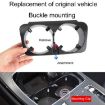 Mercedes-Benz W205/W253/W213 Cup Holder Black Carbon Fiber - 4