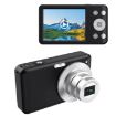 4K HD Digital Camera 6X Optical Zoom 3" IPS Screen 32G (White) - 2