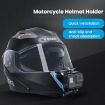 TELESIN Motorcycle Helmet Chin Mount for GoPro/Insta360/DJI Osmo - 4