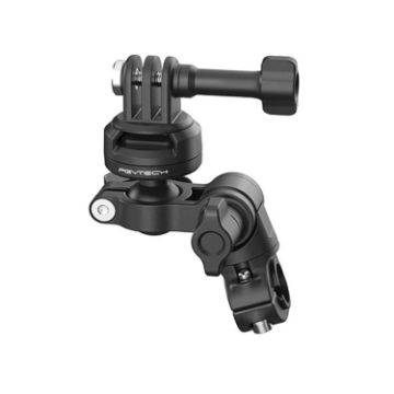 PGYTECH Black Motorcycle Rearview Mirror Quick Release Bracket - 1