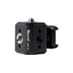 XILETU Tripod Adapter with Cold Shoe, 3/8" & 1/4" Threads, ARRI Hole - 1